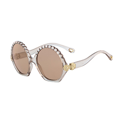 Odnajdź siebie na eyerim za pomocą okularów przeciwsłonecznych Chloe CE745S 272 w kolorze fioletowym i brązowym